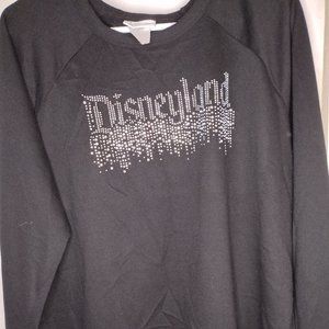 Disneyland Black LongSleeve Rhinestone XL